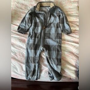 Carter's Blue and Gray Checkered One Piece